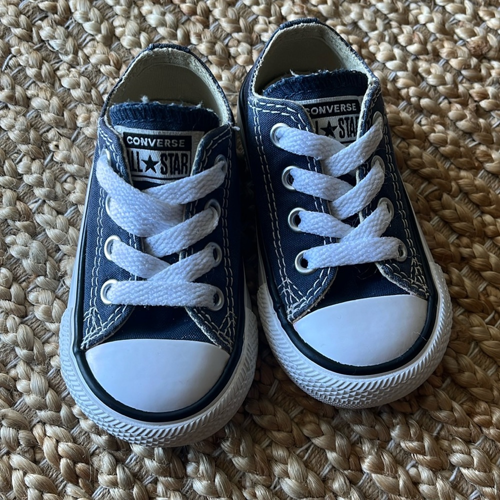 Converse Chuck Taylor All Star Lo Sneaker - Baby / Toddler Blue / Navy Size 4